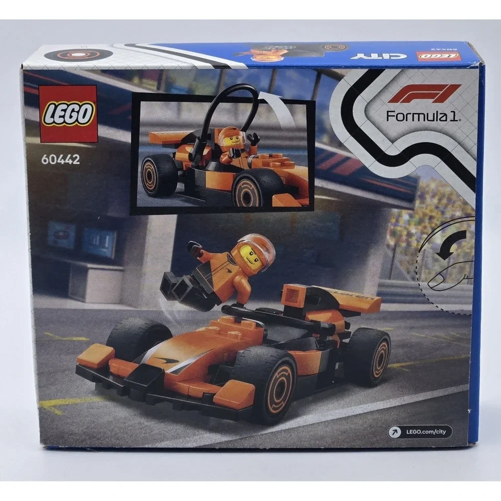 LEGO City F1 Race Car Driver 60442 86 Piece Set w Minifigure‎ Racing Toy New
